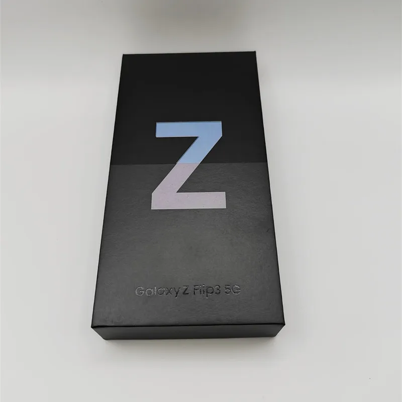 Samsung Galaxy Z Flip3 5G Empty Retail Box  Accessories Packing Flip3 Phones in Black/White/Green/Sliver Phone Box Total New