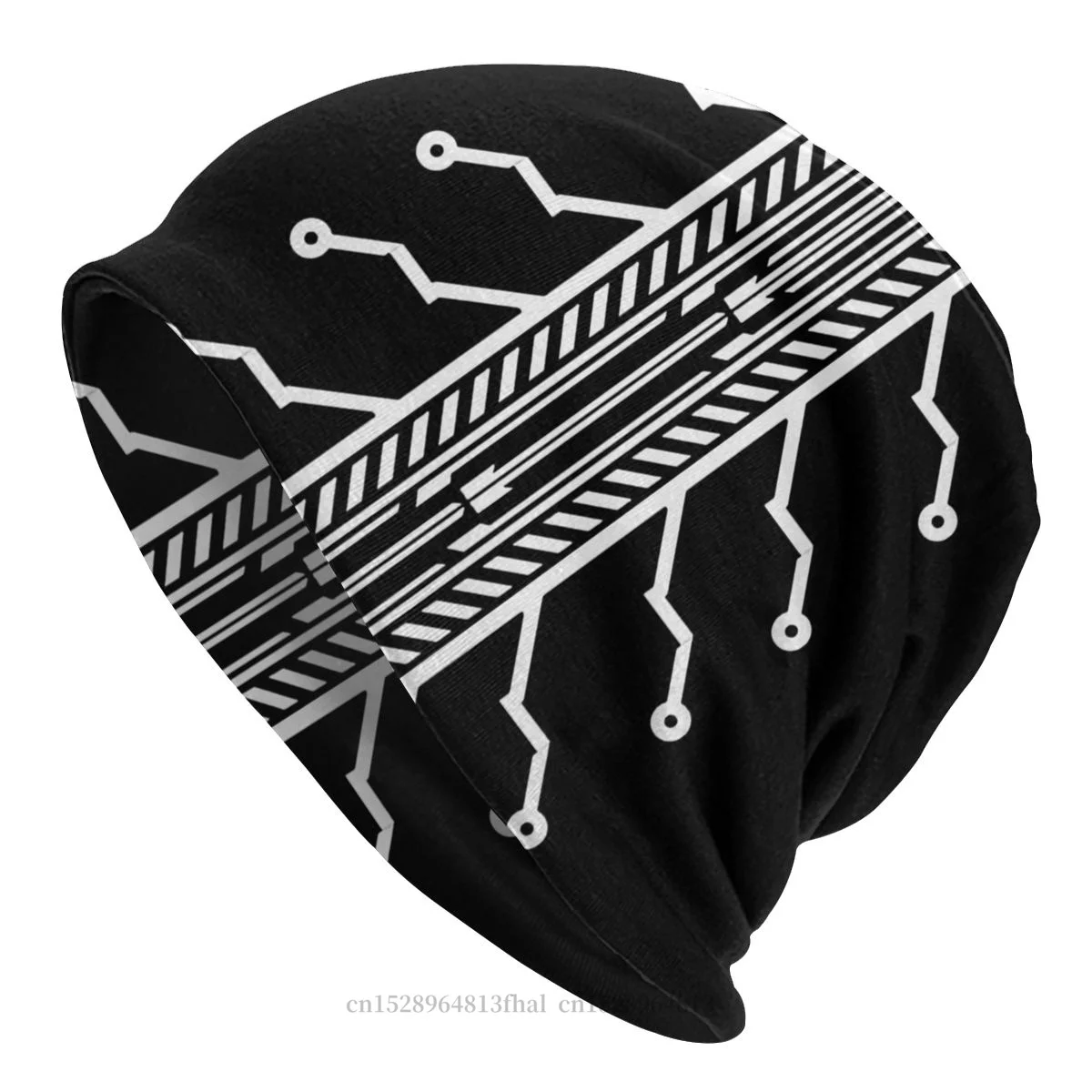 

Ghost In The Shell Motoko Film Fashion Beanie Hats Cyber Spine Skullies Beanies Hat Bonnet Hipster Caps Men Women's Earmuffs