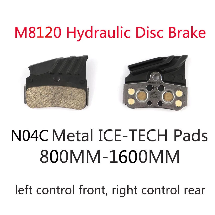 8120 800-1600 Metal SHIMANO DEORE XT M8000 M8100 M8120 тормоз Горный велосипед гидравлический дисковый тормоз MTB ICE-TECH левый и правый 800 мм-1500 мм-1600 мм - Цвет: 8120 800-1600 Metal