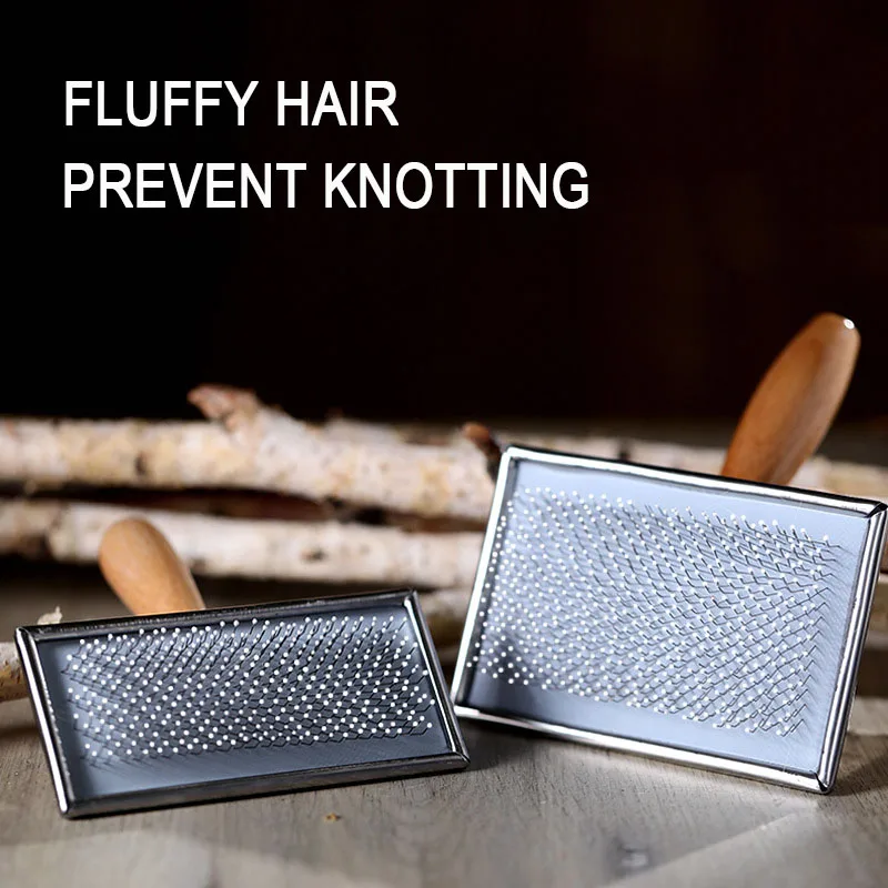

Pet Cat Needle Comb Fluffy Open Knot To Hair Dog Pets Remove Floating Hairs Cats Floating Hair Cleaning Brush Pet Grooming