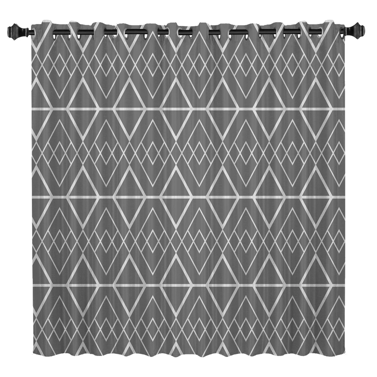 Современные Геометрические занавески для комнаты большие Оконные Занавески