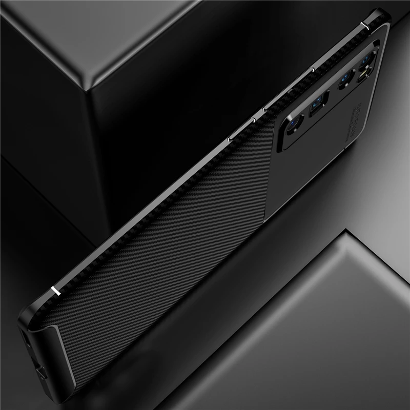 for huawei nova 7 pro case silicone carbon fiber shockproof cover for huawei nova 7 pro 5g case for huawei nova 7 nova7 pro 5g free global shipping