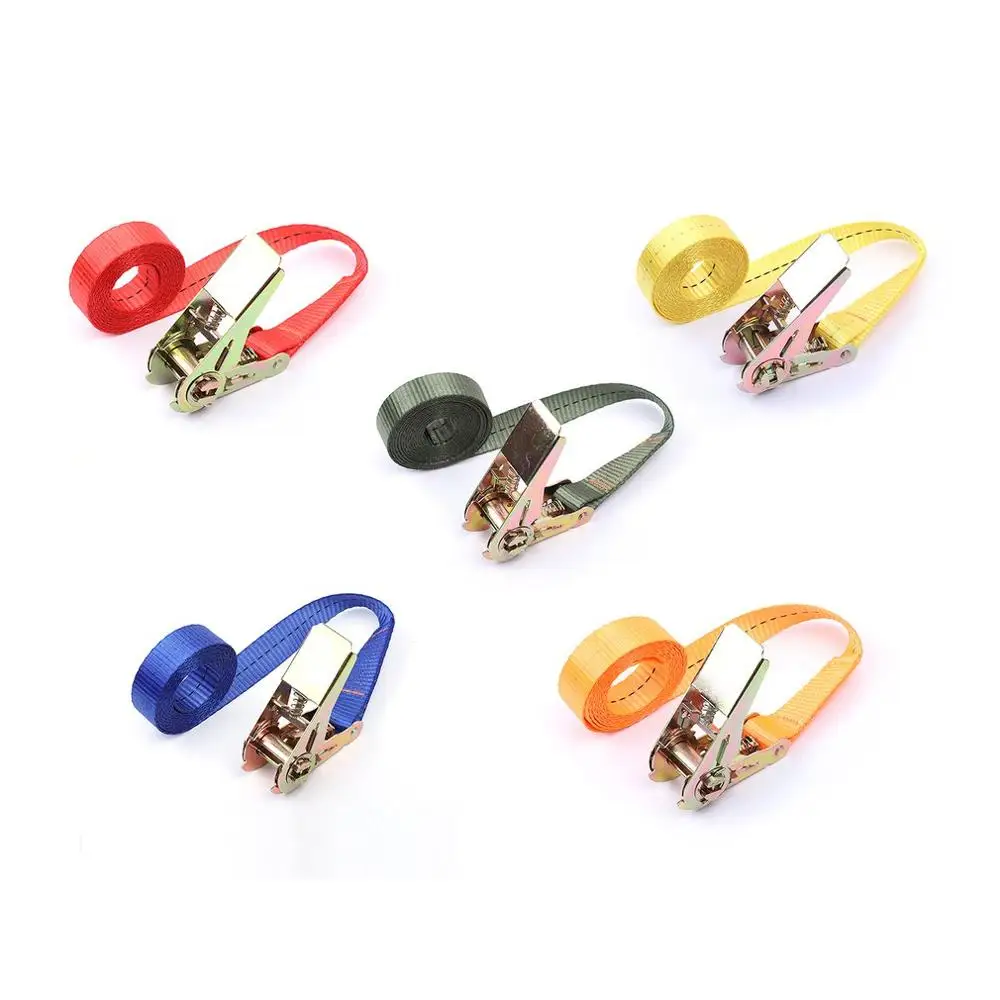 Ремень с металлической пряжкой для автомобиля мотоцикла велосипеда 6 м крепкий