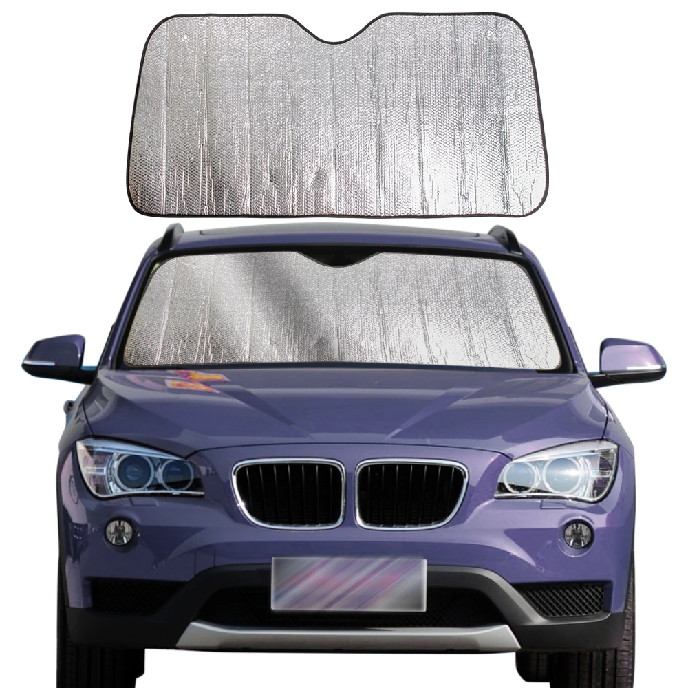 Автомобильный солнечный экран для лобового стекла блокирует ультрафиолетовые