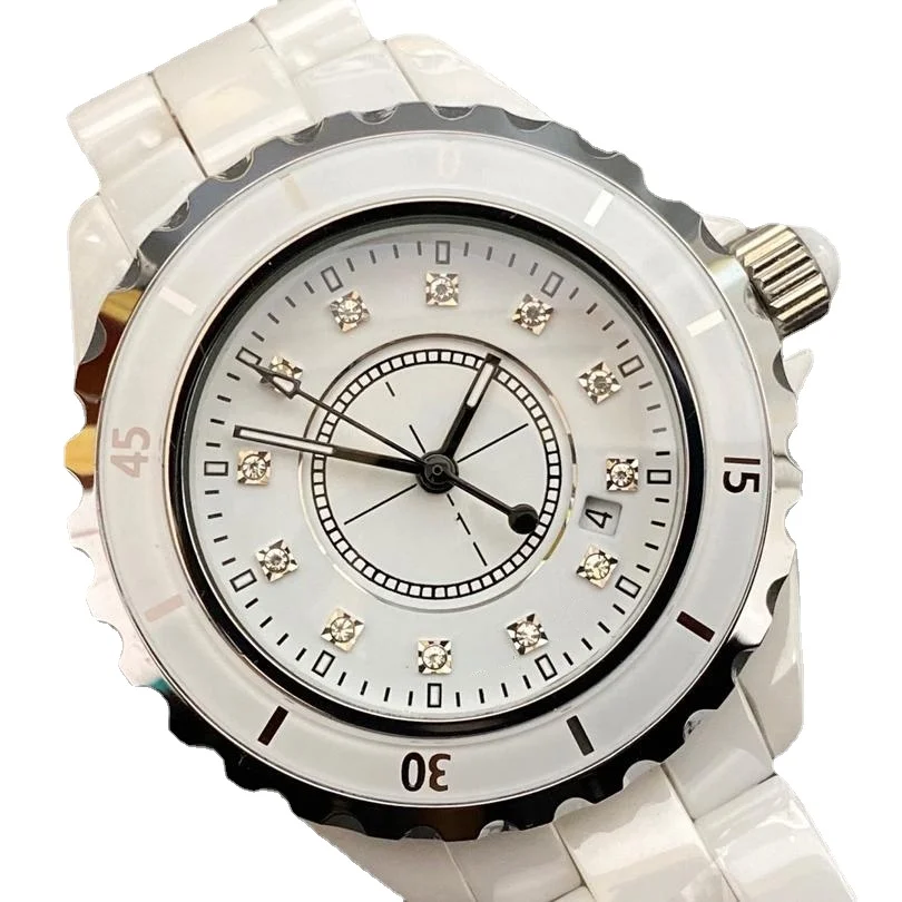 

Часы наручные кварцевые с керамическим ремешком, 33 мм, 38 мм