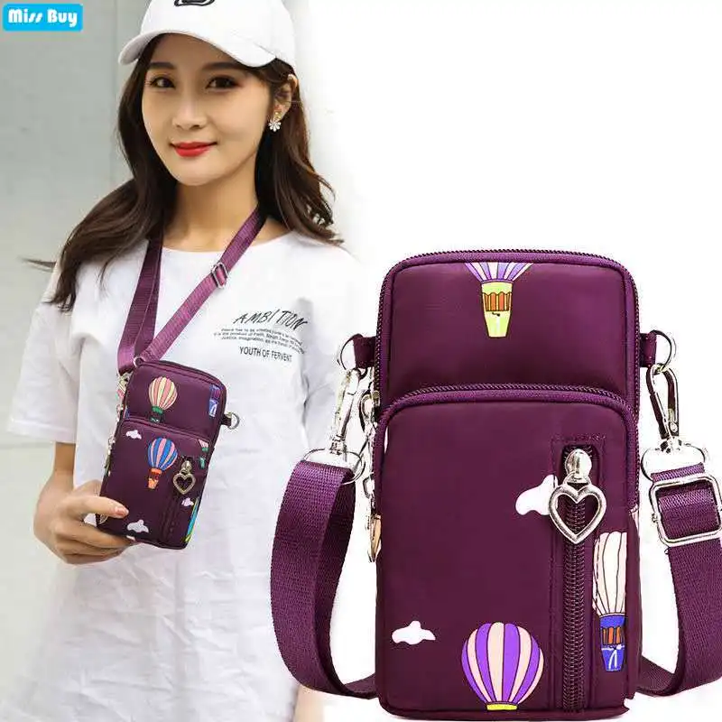 

Universal Mobile Phone Bag For iPhone/Samsung/Xiaomi Women Bag Crossbody Shoulder Strap Messenger Bag Wallet Handbag Purse Pouch