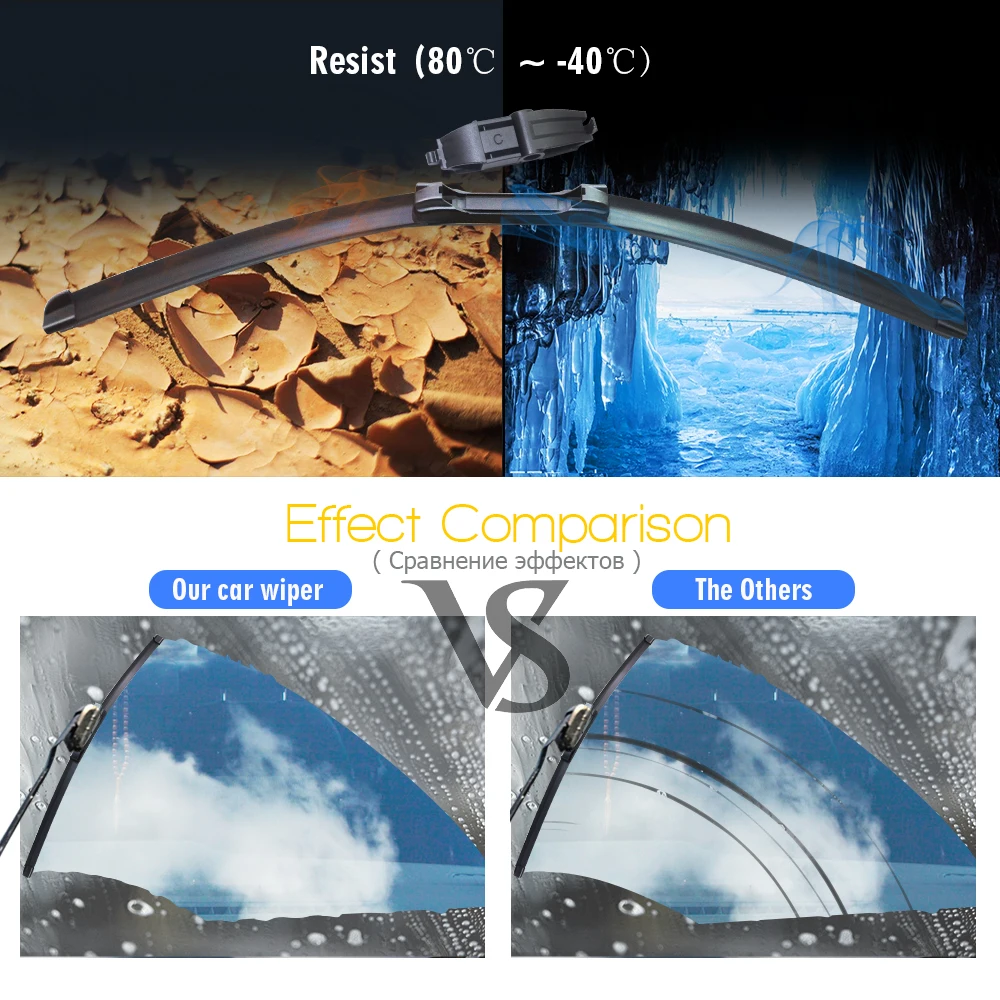 Щетка стеклоочистителя Buildreamen2 резиновая щетка для Citroen C4 Picasso подходит