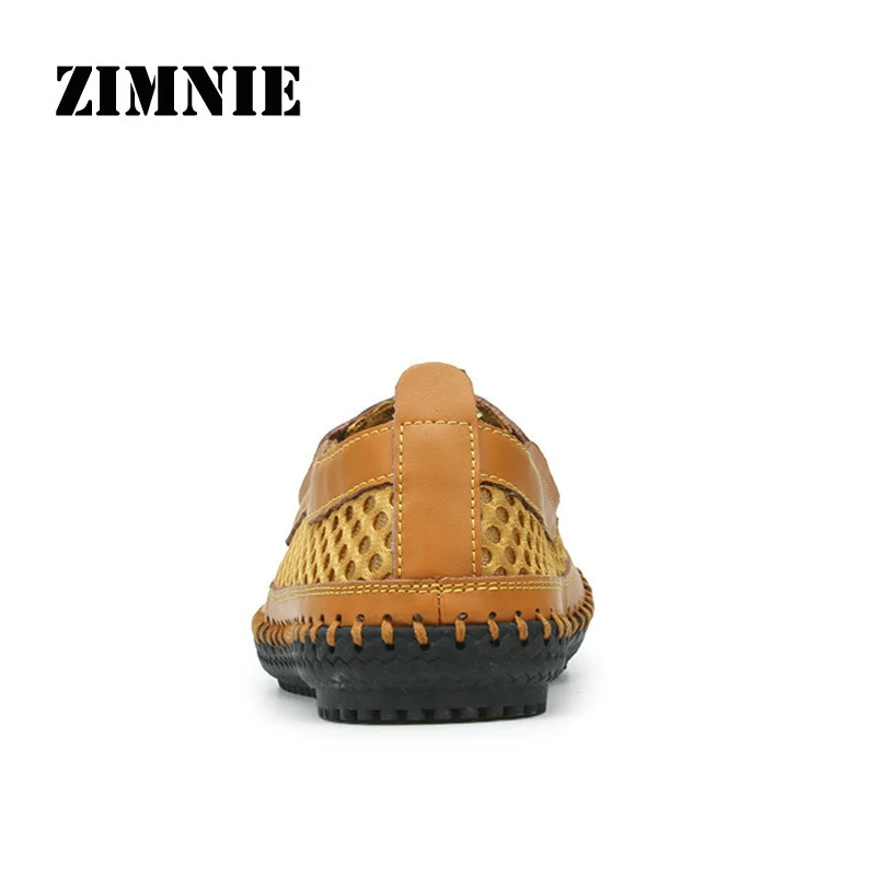 Обувь мужская дышащая с вырезами мягкая удобная 2021 38-48 для лета размера плюс |