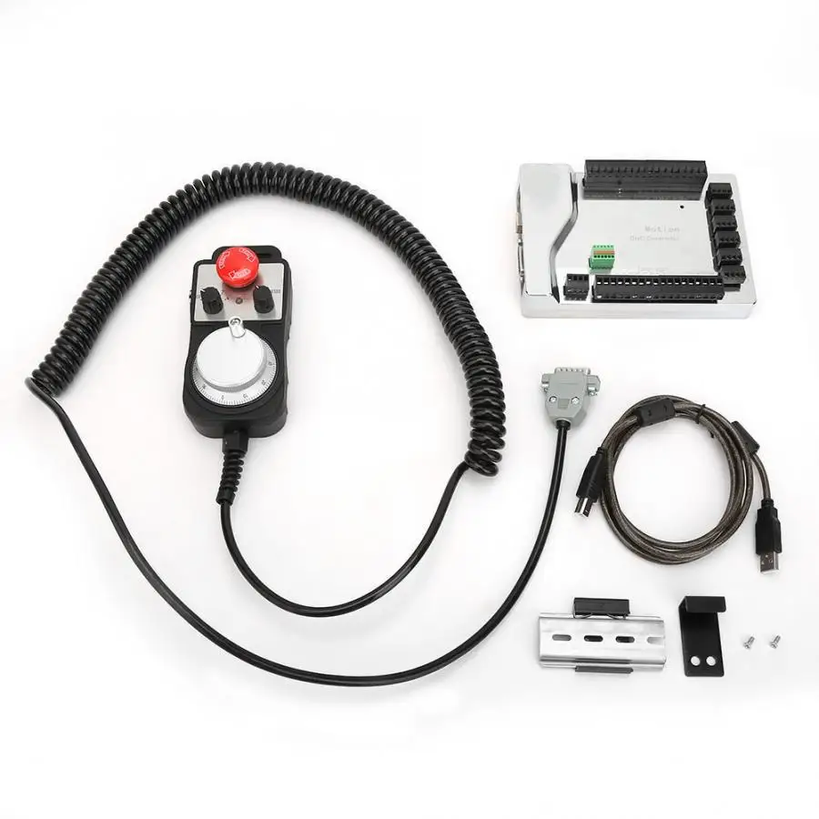 MACH3 4 осевой контроллер движения карта Плата USB интерфейс корпус из алюминиевого