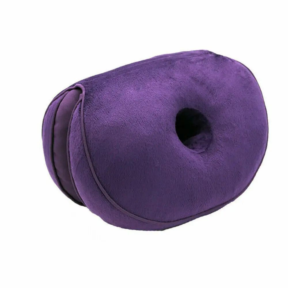 Фиолетовый Hot 6 colors Dual Super Elastic Comfort Cushion Lift Hips Up Seat Cushion - Цвет: Фиолетовый