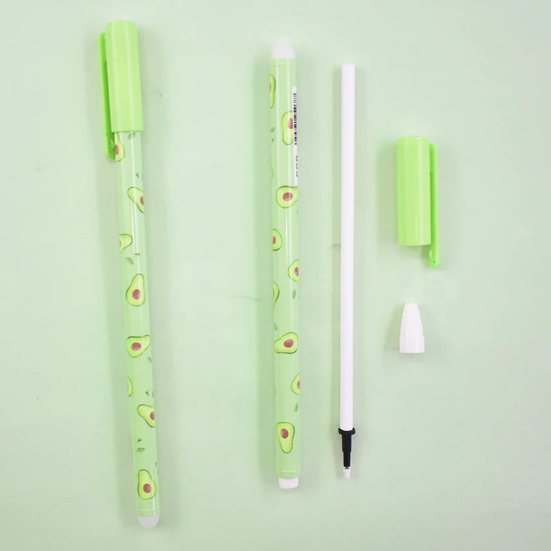 2 шт. кавайная нейтральная ручка с фруктами милая гелевая авокадо 0 5 мм фоторучка
