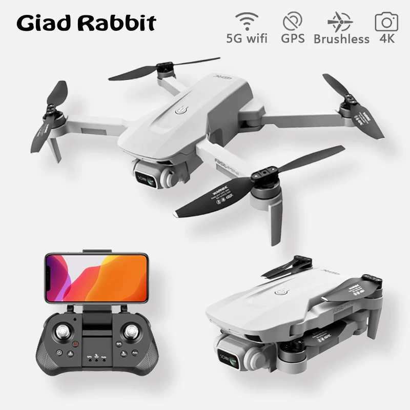 

F8 4K Professional Drone GPS Quadcopter With Dual Camera HD 1080p FPV Photography 5G WiFi Foldable Helicopter Brushless RC Dron