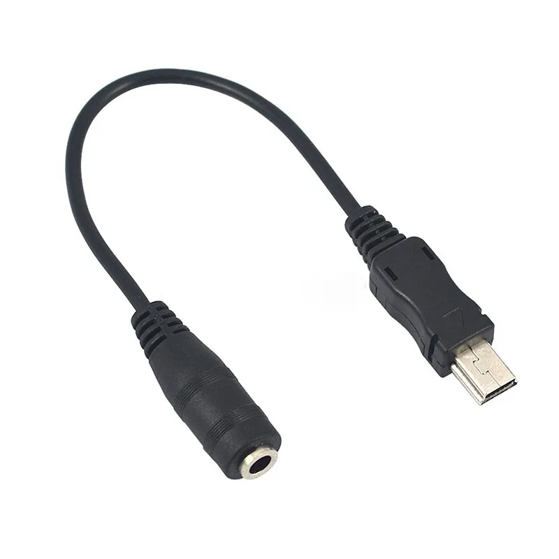 Кабель адаптер с разъемом Папа 3 5 мм Mini USB Pin Male Female для наушников Aux Audio Adapter
