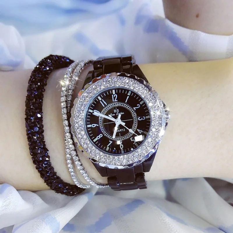 

Women's Watch Diamond Fashion Watches Relogio Feminino Rhinestone Women Watch Ladies Watch Clcok 2019 Reloj Mujer