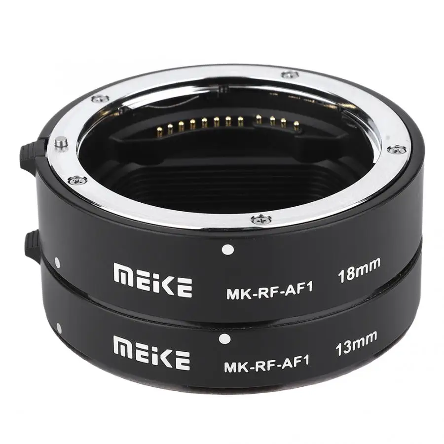 

Meike MK-RF-AF1 Metal Automatic Focusing Macro Lens 13mm 18mm Extension Tube Adapter Ring for Canon fotografia acessorioes