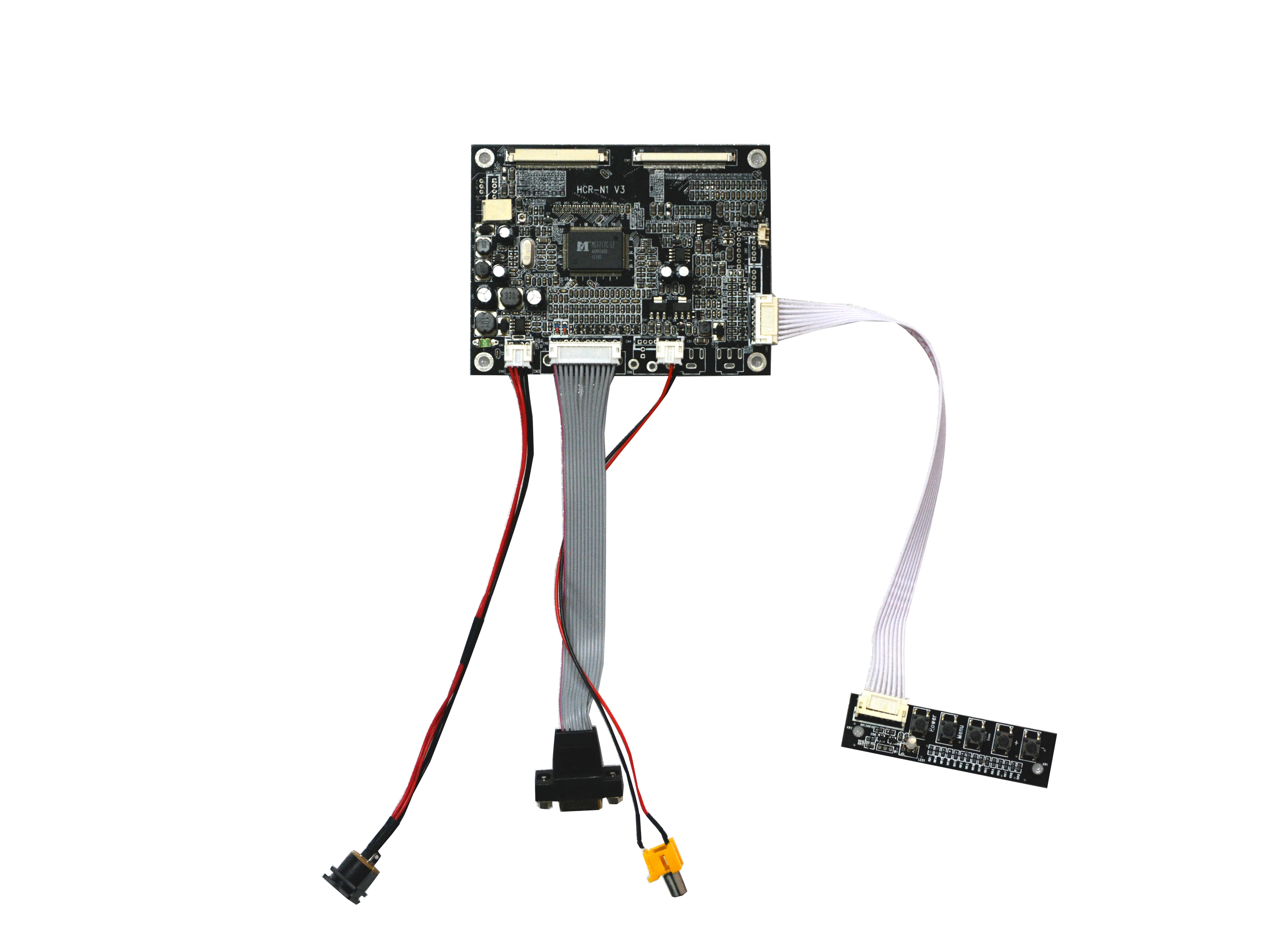 Плата контроллера VGA AV LCD для 10 2 дюймов A101VW01 AT102TN03 2*30 Pin TTL 1ch 6 битный светодиодный