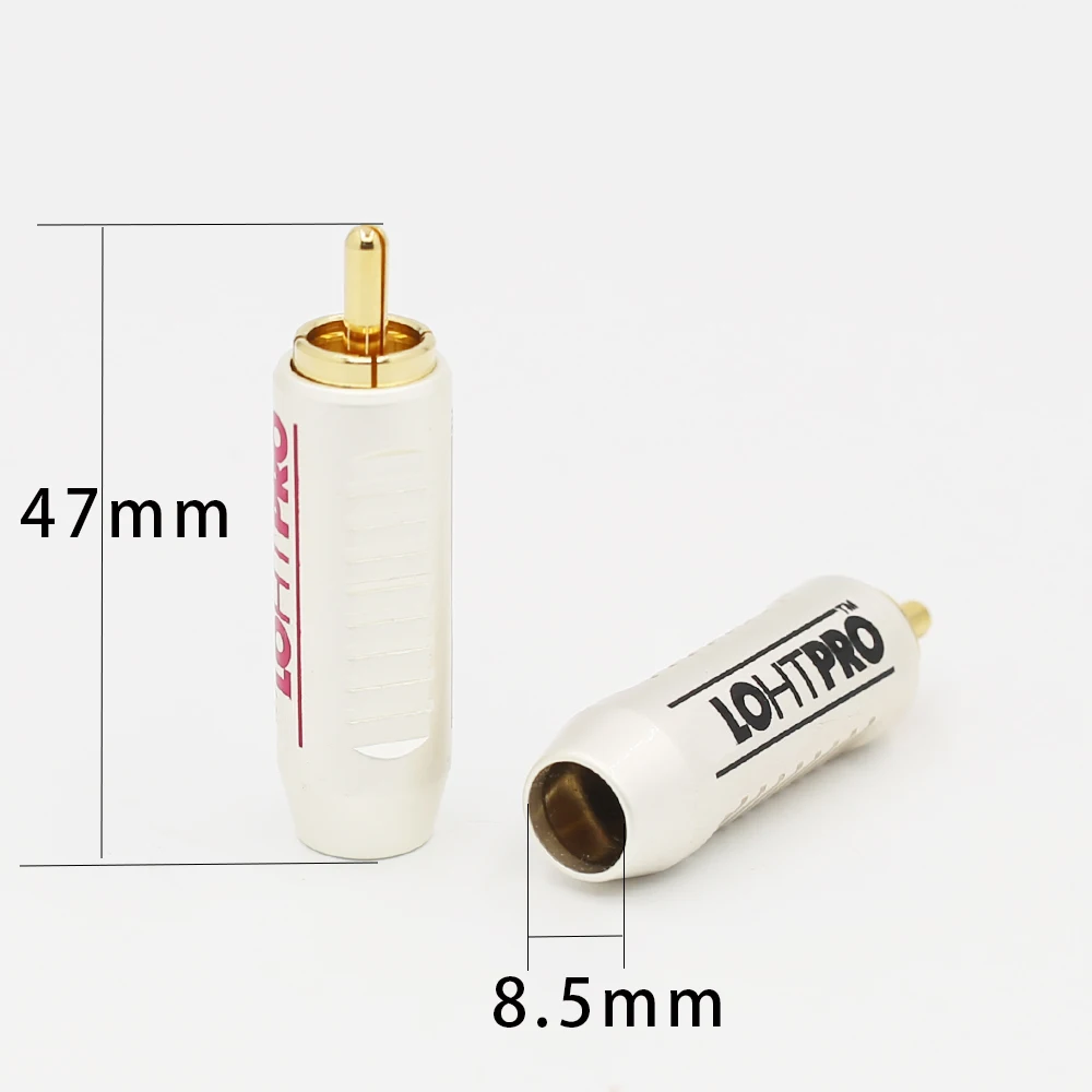 4 шт./8 шт./партия США HIFI штекер RCA Hi-end коаксиальный кабель RCA разъемы аудиосигнала зажим для провода Вилки