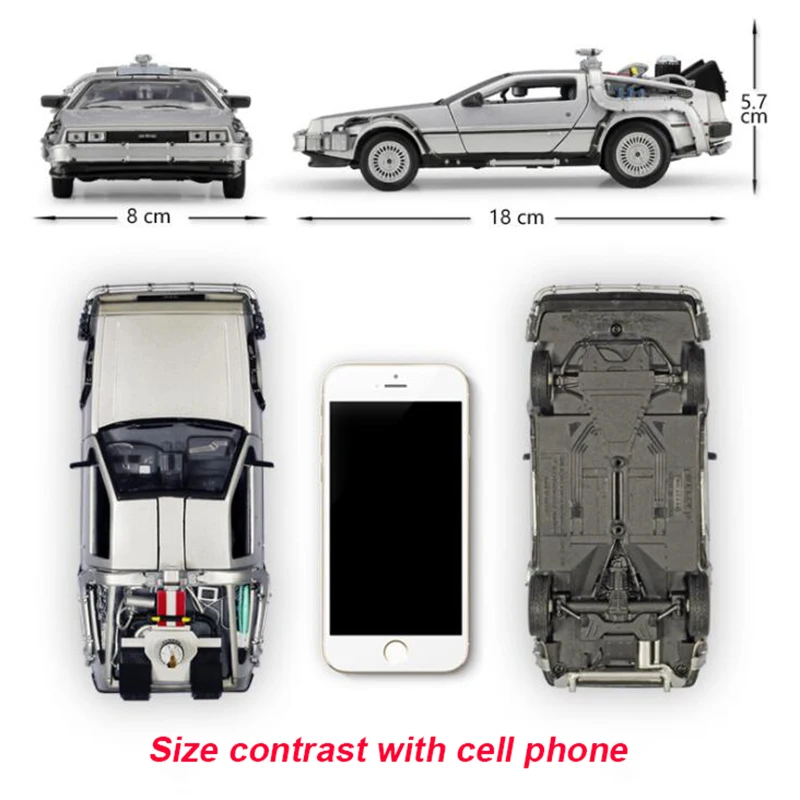 1/24 весы из металлического сплава для литья под давлением модель детали 1 2 3 время