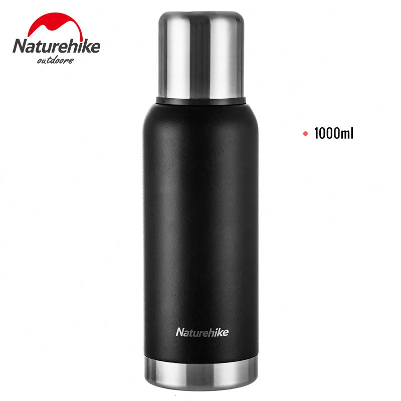 1000ml Naturehike, на открытом воздухе, 5 стенок, 304 нержавеющая сталь, 24 часа, вакуумные чашки-фляги, кофе, чай, молоко, кружка для путешествий, термо-бутылка, подарки, Термокружка - Цвет: 1000ml
