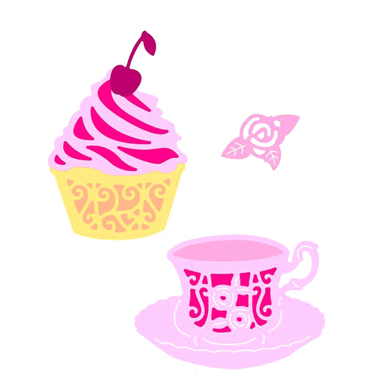 Новинка 2020 горячая кофейная чашка металлические пресс-формы для торта