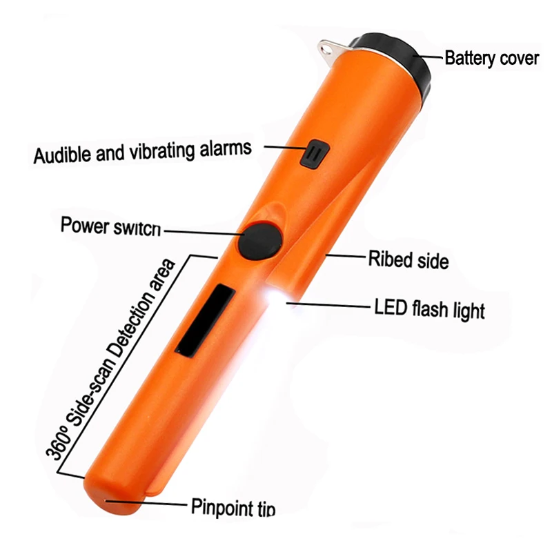 Высокочувствительный ручной металлический детектор для золота портативный