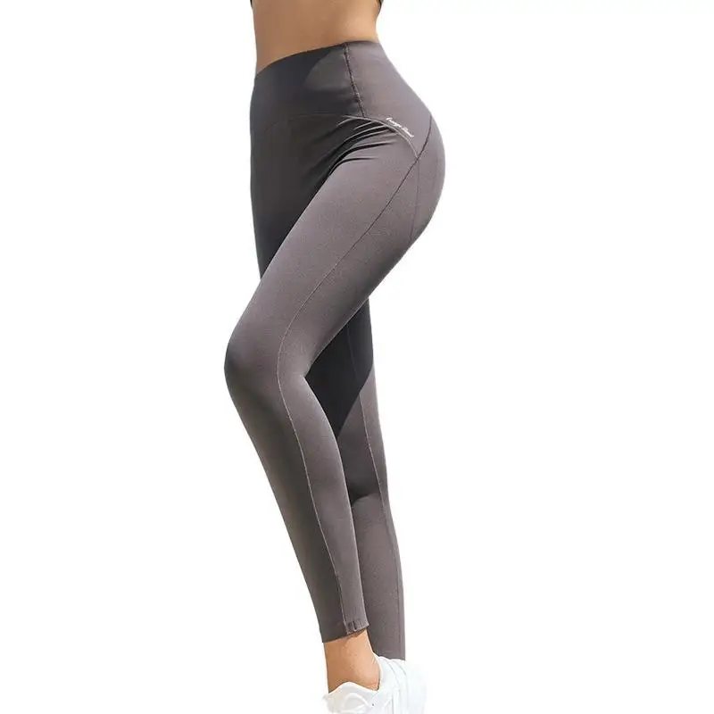 

Autumn and Winter New Fitness Capris Nude Yoga Clothes Sports Peach Hip Shaping Waist Yoga Pants Workout Leggings Sexy