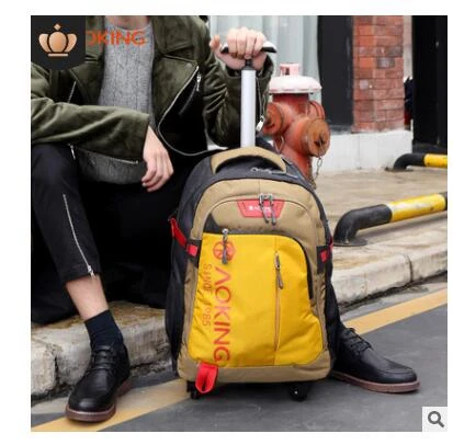 Дорожная сумка на колесиках чемодан школьные рюкзаки фирменный дизайн для