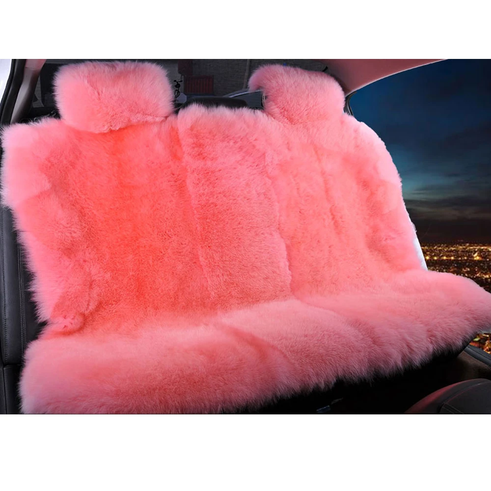 Чехол для автомобильного заднего сиденья из овечьей кожи универсальный супер