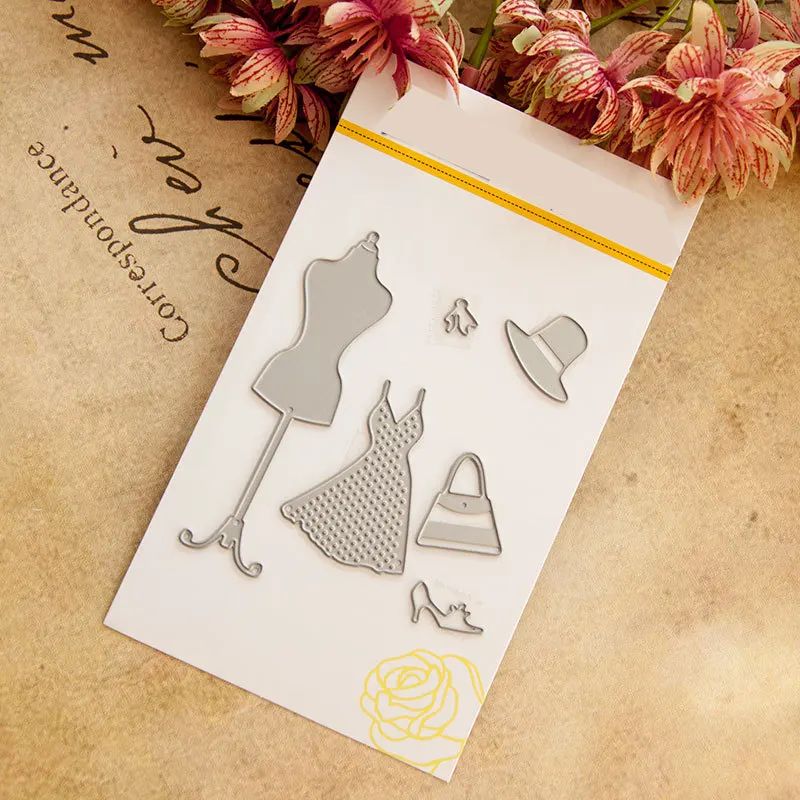 

Clothes Hanger Metal 2021 New Metal Cutting Dies Stencils for DIY Scrapbooking Album Decorative Embossing Paper