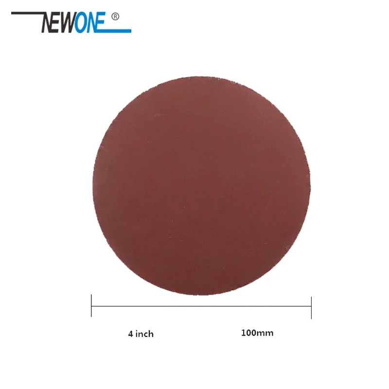 10 шт. 4 дюйма 100 мм круглые наждачные диски листы песка зернистость #40 #7000 шлифовальный диск с крючком и петлей