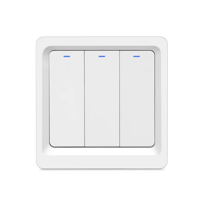 

1/2/3 Gang N+L TUYA 2.4GHZ WiFi Smart Touch Switch 220-240V Home Wall Button Light Switch For Alexa And Google Home EU Standard