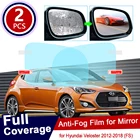 Для Hyundai Veloster 2012  2018 FS, полное покрытие, противотуманная пленка, зеркало заднего вида, непромокаемая прозрачная противотуманная пленка, автомобильные аксессуары 2017