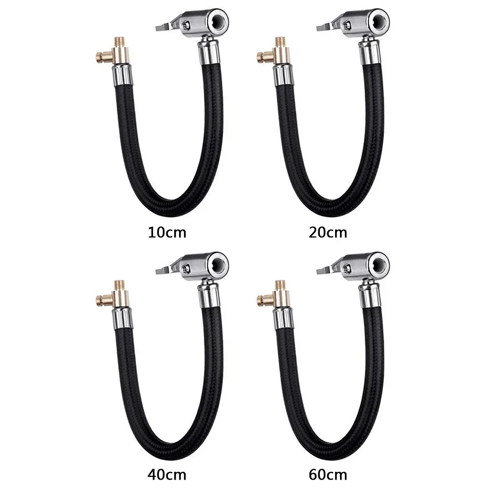 

Car Locking Tire Air Chuck with Rubber Hose Car Motorccyle Bike Bicycle Tire Tyre Inflator Pump Hose Adapter Auto Accessories