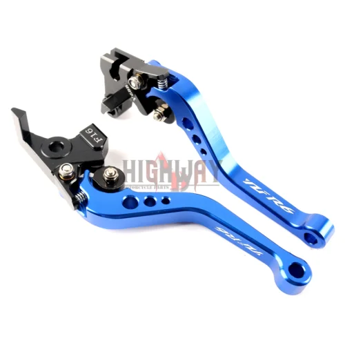Рычаги тормозной ручки мотоцикла CNC алюминиевые Короткие регулируемые рычаги