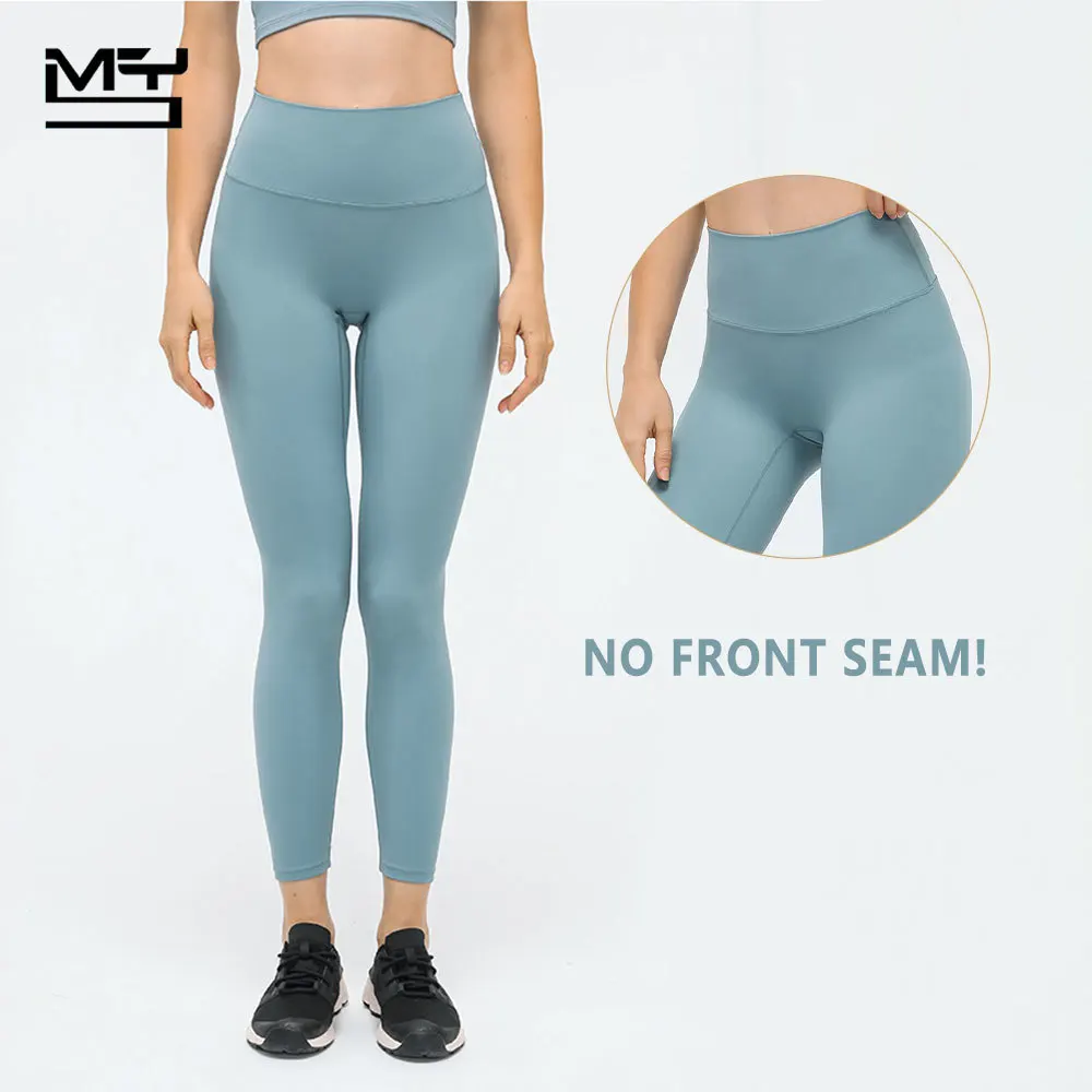 Женские Штаны Для Йоги MYS дышащие спортивные Леггинсы для бега фитнеса с высокой