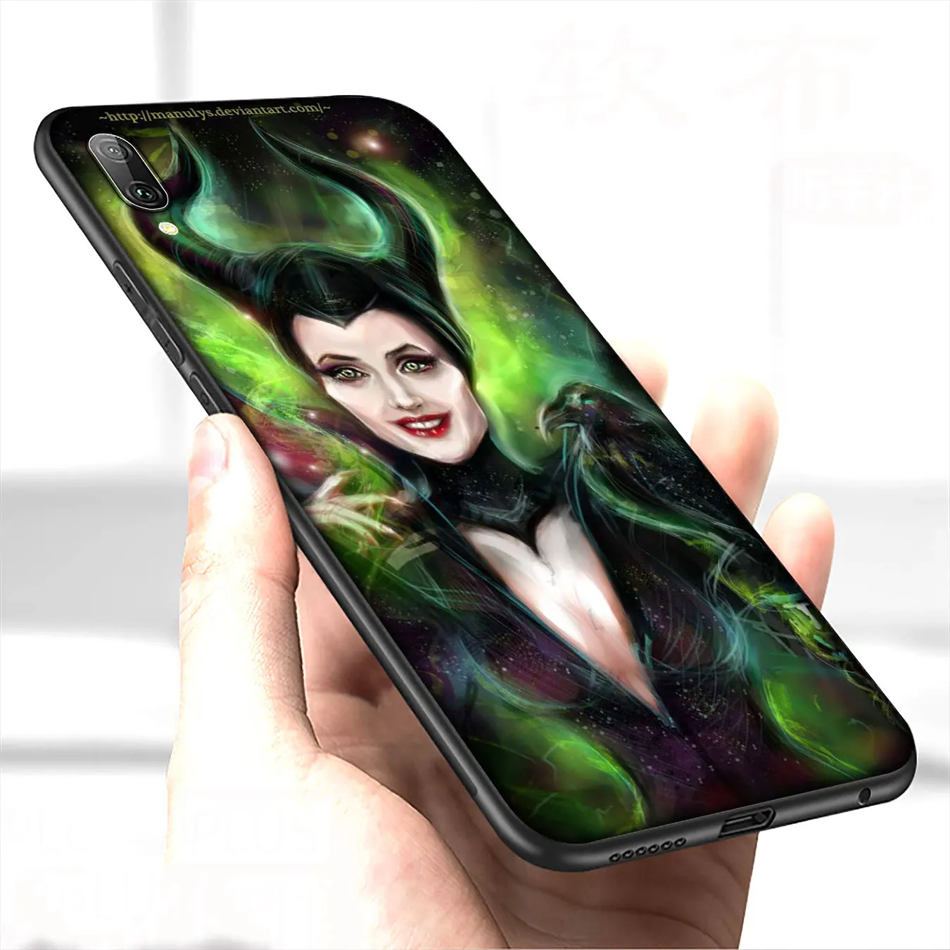 Мягкий силиконовый чехол для телефона IYICAO The witch maleficent Huawei Mate 30 20 10 Pro черный Nova 5i 4 3