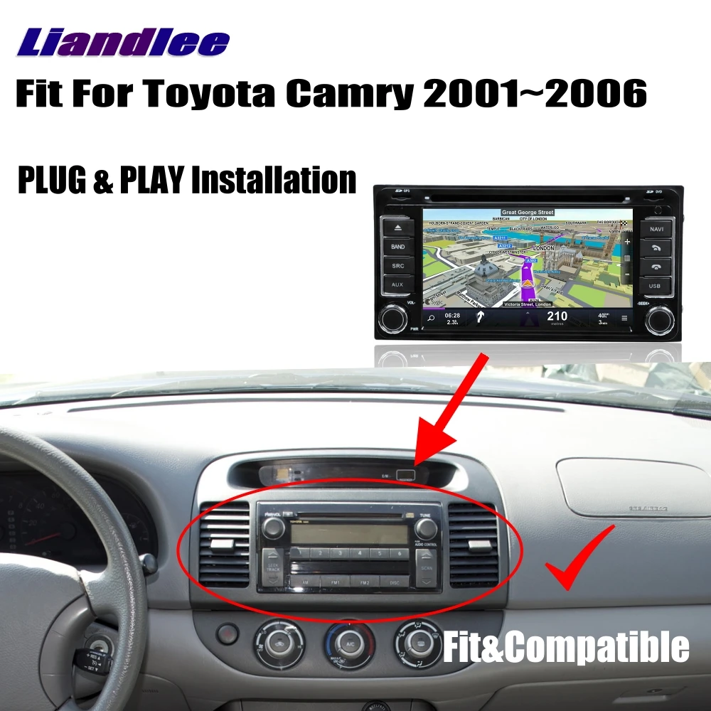 Автомобильный GPS навигатор HD экран для Toyota RAV4 RAV 4/Camry 2000 ~ 2003 2004 2005 Android