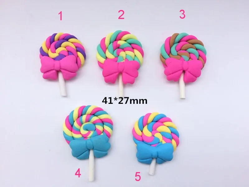 Высококачественный красивый 5 цветов кавайный спиральный Радужный леденец