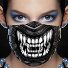 Маска для взрослых Косплей Хэллоуин Аниме клоун Комикс Супер герой рот Полотенце Украшение Пылезащитная многоразовая женская мужская хлопковая маска