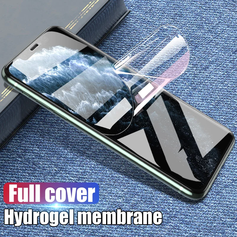 

3PCS Full Cover Hydrogel Film On Screen Protector For iPhone 11 12 7 8 6s Plus Screen Protector On iPhone X XR XS MAX 11 12 Pro