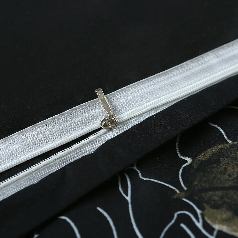 Комплект постельного белья с принтом в виде черепа из 100% полиэстера | Дом и сад