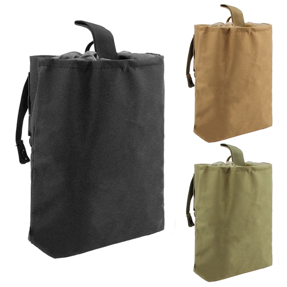 Тактический Универсальный Журнал Mag Drop Dump Pouch Molle пояс охотничий страйкбол военный пистолет патроны складная сумка