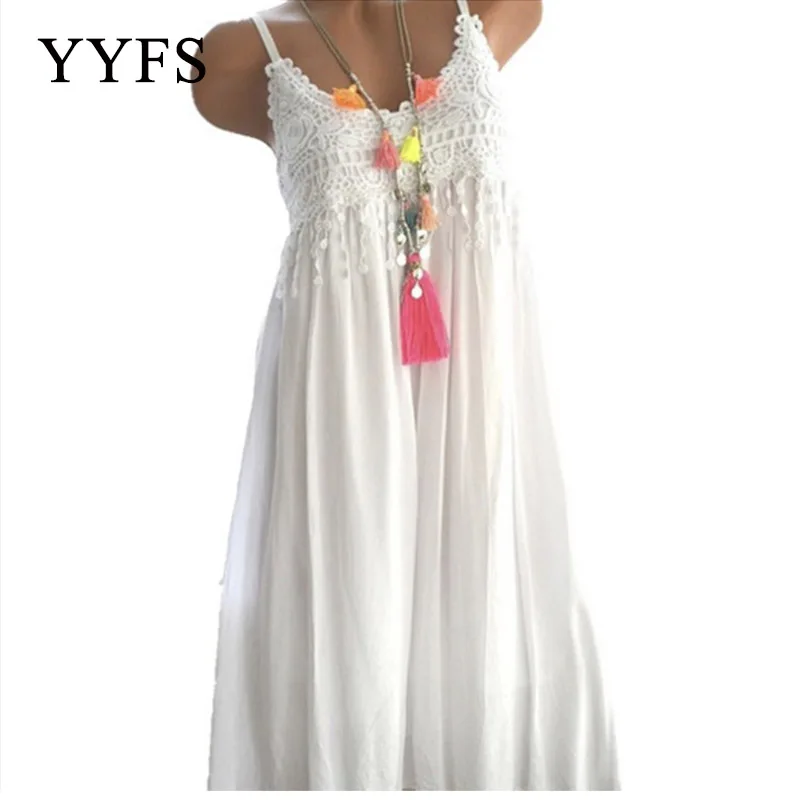 5XL сексуальное женское элегантное платье на бретельках однотонное кружевное