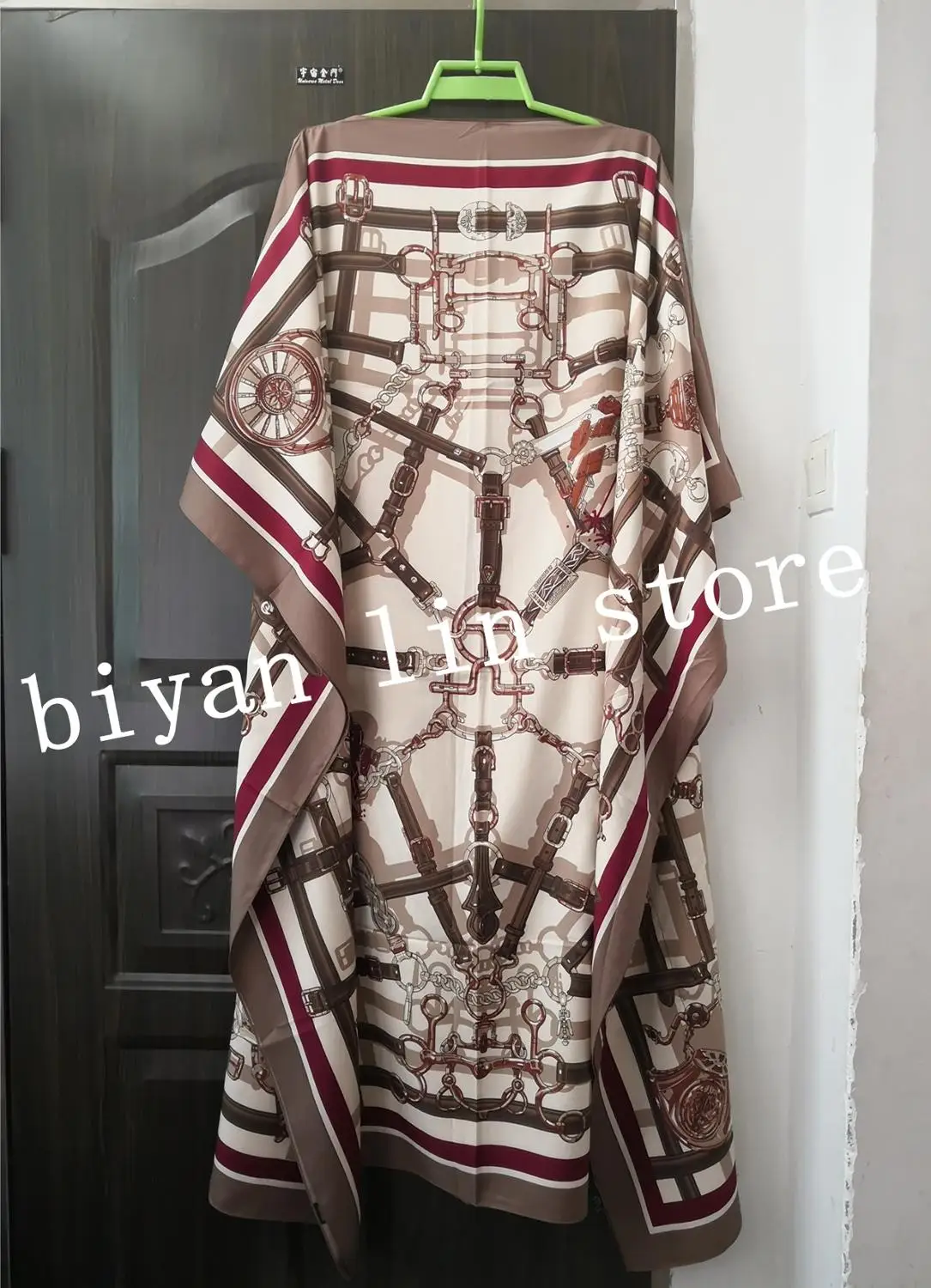 (5 цветов) 2020 Новинка Африканский Шелковый принт летучая мышь рукав свободный