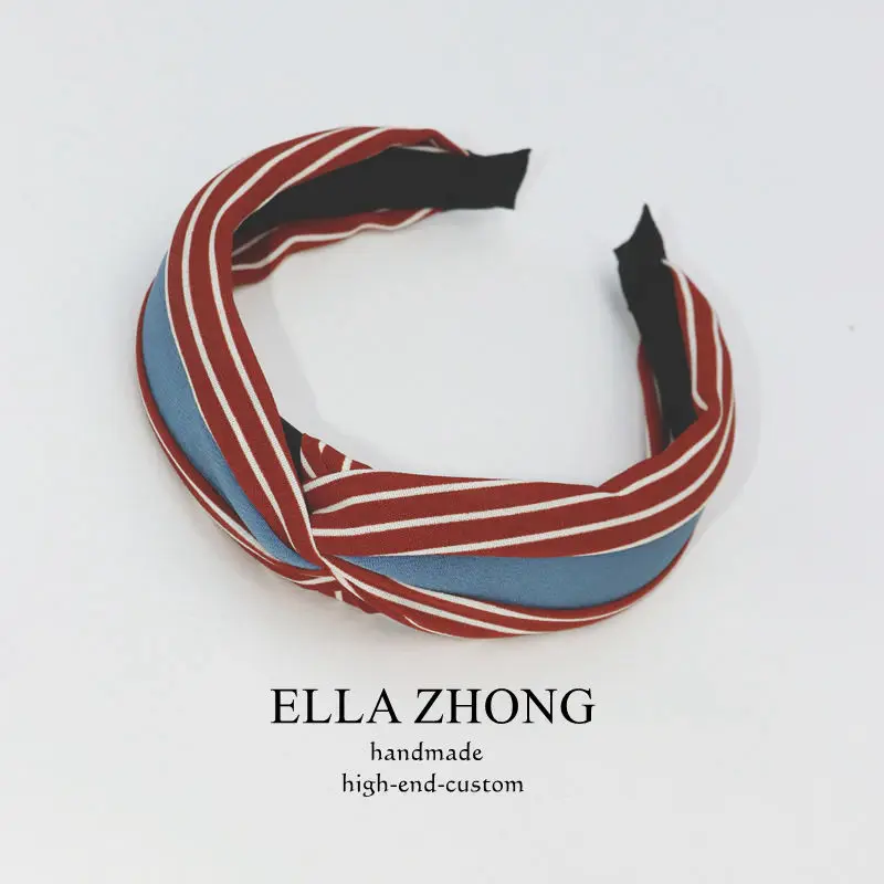 

Hair hoop head wide retro all-match simple web celebrity female hair card day Korean hair ribbon hair bands for women