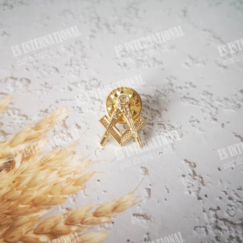 Оптом масонские значок булавки на лацканы масон вольный каменщик BLM60 компас и