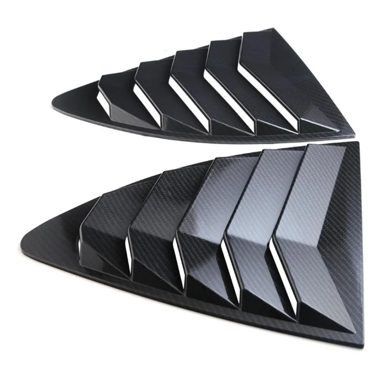 Стайлинг автомобиля стикер для углеродное волокно 1/4 четверти боковое окно