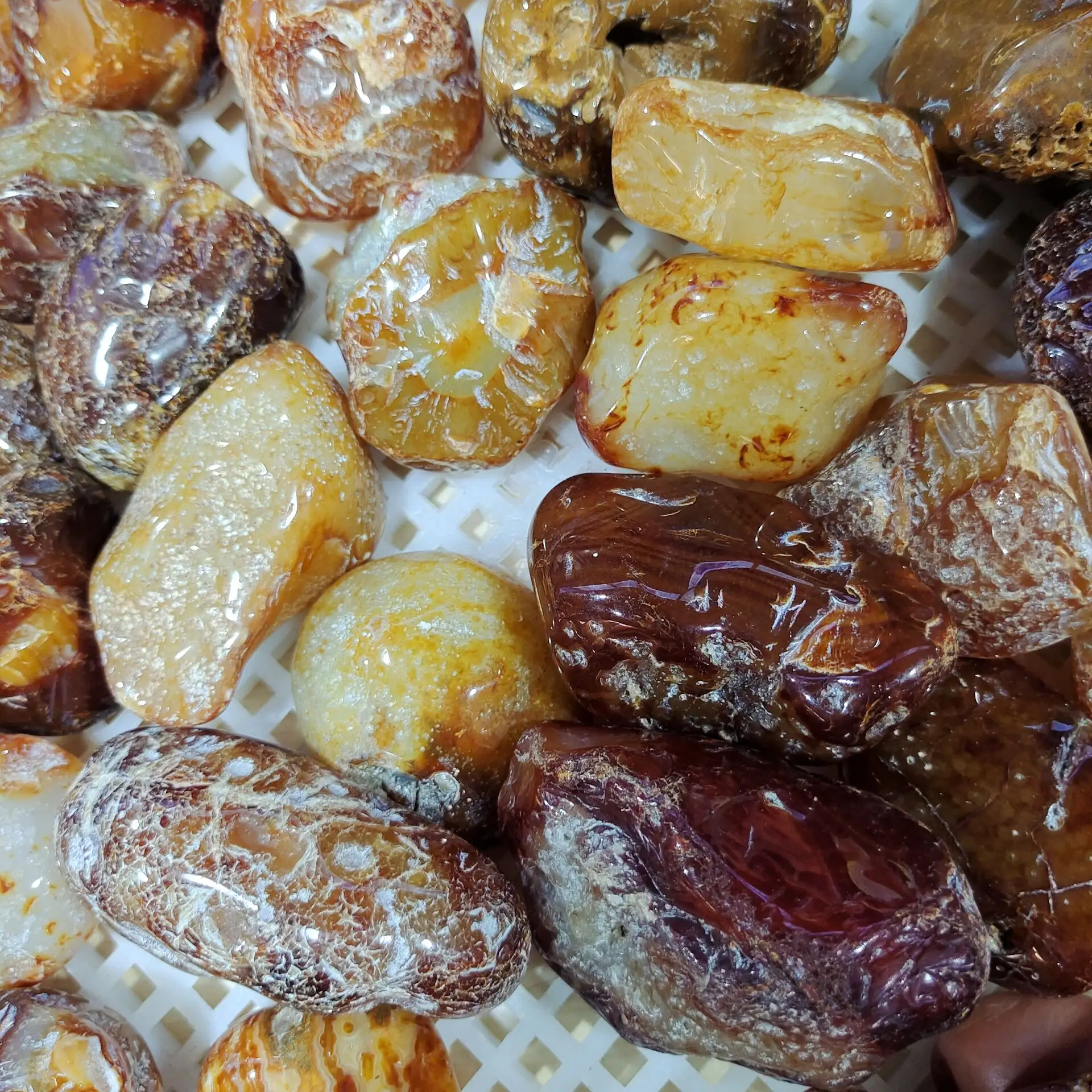 

Natural Crystal Crazy Agate Point Quartz Healing Energy Stone for Home Decoration raw gemstone