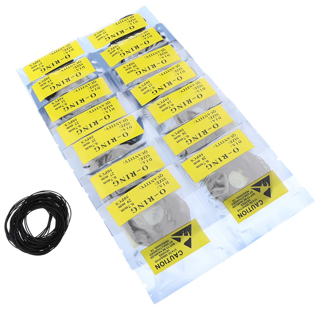 

950pcs Watch Back Rubber Gasket O-Ring Silicone Seal Replacement O-rings