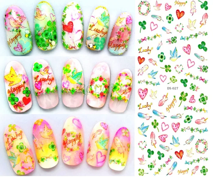 Водные Наклейки для дизайна ногтей все украшения слайдеры парусный якорь